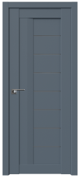 Межкомнатная дверь 17U ПО (Антрацит/Графит)