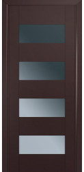 Межкомнатная дверь Profil Doors 45U (Темно-коричневый матовый/Графит)