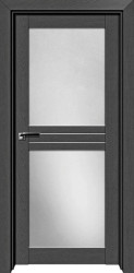 Межкомнатная дверь Profil doors 2.56 AL XN ПО (Грувд Серый/Матовое)
