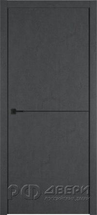 Межкомнатная дверь Urban 1 ПГ (Jet Loft/Black mould)