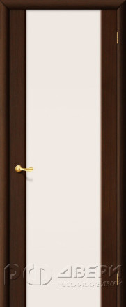 Межкомнатная дверь ПВХ Милано остекленное (Венге)