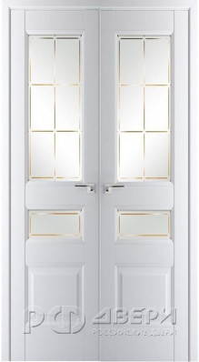 Межкомнатная распашная дверь 94U ПО (Аляска/Гравировка 1)