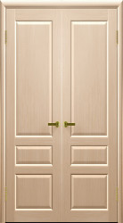 Межкомнатная распашная дверь Валентия 2 ПГ (Беленый Дуб)