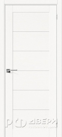 Межкомнатная дверь Вуд Модерн-21 ПГ (Белый)