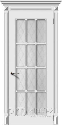 Межкомнатная дверь Порта-2 ПО (Белая Эмаль)