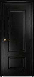 Межкомнатная дверь Марсель ПГ (Эмаль черная по ясеню)