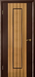 Межкомнатная дверь Комби1 ПГ (Венге/Зебрано)