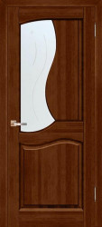 Межкомнатная дверь из массива ольхи Верона ПО (Бренди)