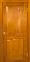 Дверь из массива ольхи Верона ПГ (Медовый Орех)