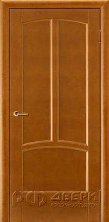 Межкомнатная дверь из массива ольхи Виола ПГ (Медовый Орех)