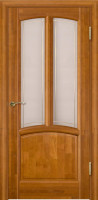 Дверь из массива ольхи Виола ПО (Медовый Орех)