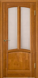Межкомнатная дверь из массива ольхи Виола ПО (Медовый Орех)