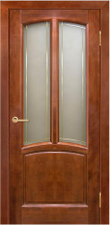 Межкомнатная дверь из массива ольхи Виола ПО (Бренди)