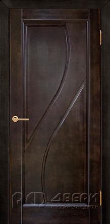 Межкомнатная дверь из массива ольхи Дива ПГ (Венге)