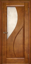 Межкомнатная дверь из массива ольхи Дива ПО (Бренди)