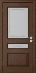 Межкомнатная дверь Вена ПО (Каштан)
