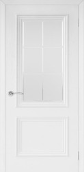 Межкомнатная дверь Валенсия 4 ПО (Белая Эмаль)