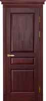 Дверь из массива ольхи Валенсия ПГ (Махагон)