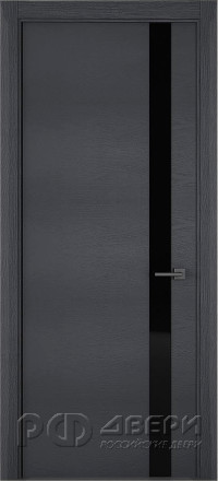 Межкомнатная дверь Uno остекленная (Grigio (Ral 7015))