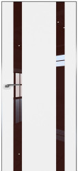 Скрытая межкомнатная дверь Profildoors кромка хром 9E (Белая)