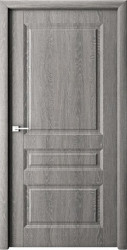 Межкомнатная дверь Каскад Глухая (Дуб Филадельфия Грей) фабрики Верда