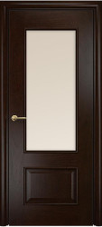 Межкомнатная дверь Марсель ПО (Палисандр/Сатинат бронза)