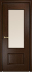 Межкомнатная дверь Марсель ПО (Венге/Сатинат бронза)