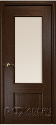 Межкомнатная дверь Марсель ПО (Венге/Сатинат бронза)