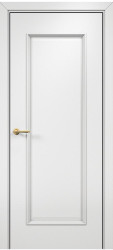 Межкомнатная дверь Турин ПГ (Эмаль белая по ясеню)