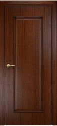 Межкомнатная дверь Турин ПГ (Красное дерево/Патина черная)
