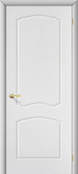 Межкомнатная дверь ПВХ покрытие Альфа глухая (Белый) 