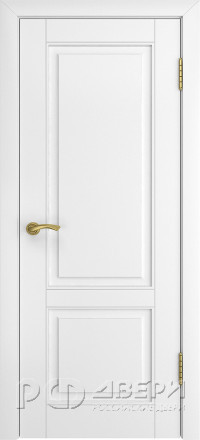 Межкомнатная дверь L-5 ПГ (Белая эмаль)