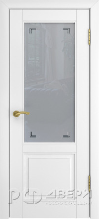 Межкомнатная дверь L-5 ПО (Белая эмаль)