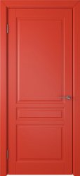 Межкомнатная дверь Stockholm ПГ (Enamel red)