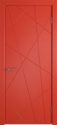 Межкомнатная дверь Flitta ПГ (Enamel red)