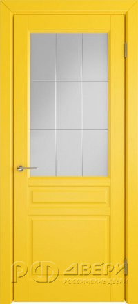Межкомнатная дверь Stockholm ПО (Yellow enamel/Crystal cloud)