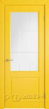 Межкомнатная дверь Dorren ПО (Yellow enamel/Crystal cloud)