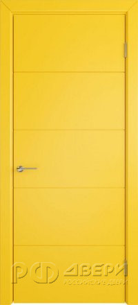 Межкомнатная дверь Trivia ПГ (Yellow enamel)