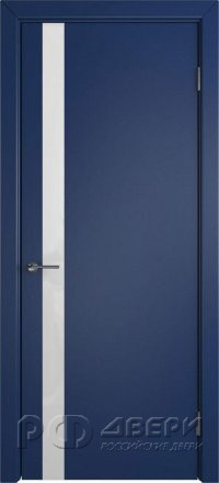 Межкомнатная дверь Niuta 1 ПО (Blue enamel/White gloss)
