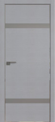 Межкомнатная дверь 3STK (Pine Manhattan Grey/Серебряный лак/Матовая кромка)