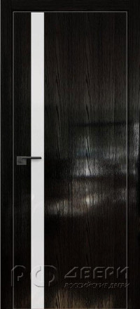 Межкомнатная дверь 6STK (Pine Black glossy/Белый лак/Матовая кромка)