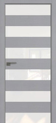Межкомнатная дверь 8STK (Pine Manhattan Grey/Белый лак/Матовая кромка)