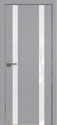 Межкомнатная дверь 9STK (Pine Manhattan Grey/Белый лак/Кромка Хром)