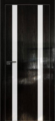Межкомнатная дверь 9STK (Pine Black glossy/Белый лак/Кромка Хром)