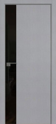 Межкомнатная дверь 14STK (Pine Manhattan Grey/VG черный/Матовая кромка)