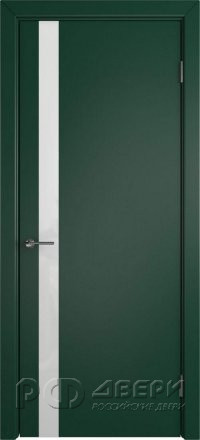 Межкомнатная дверь Niuta 1 ПО (Green enamel/White gloss)