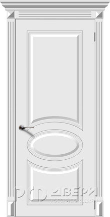 Межкомнатная дверь Джаз ПГ (Белая Эмаль)