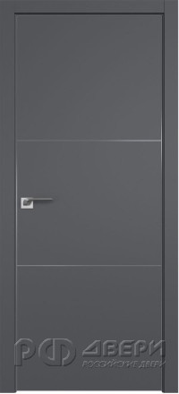Межкомнатная дверь 44SMK (Серый матовый/Кромка матовая)
