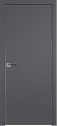 Межкомнатная дверь 1SMK (Серый матовый/Кромка хром)