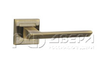 Ручка раздельная для межкомнатной двери BLADE QL ABG-6 (Зеленая бронза)